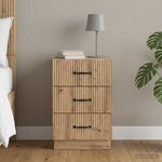 vidaXL Cabinet de chevet Chêne artisanal 43 x 41 x 63 5 cm