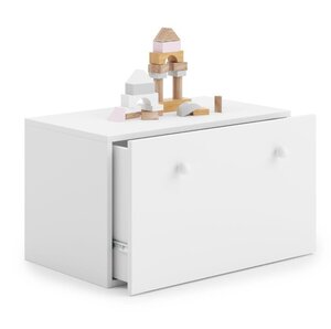 Coffre à jouets Inga blanc