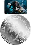 Pièce de monnaie en Argent 1 Dollar g 0.031 (1/1000 oz) Millésime 2026 POSEIDON 1/1000 (PRÉCOMMANDE)