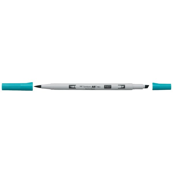 Marqueur Base Alcool Double Pointe ABT PRO 407 tiki teal TOMBOW