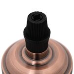 vidaXL Douilles de lampe 2 Pièces bronze rouge E27