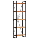 vidaXL Bibliothèque à 5 niveaux 60x30x180 cm Bois d'acacia solide