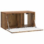 vidaXL Meuble TV mural Bois ancien 59 5 x 31 x 30 cm Bois d'ingénierie