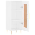 vidaXL Buffet blanc 34 5x34x90 cm bois d'ingénierie