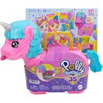 Mattel HYD96 - Polly Pocket-Les Licornes Font La Fête-Coffret