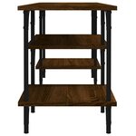 vidaXL Meuble TV chêne marron 102x35x45 5 cm bois d'ingénierie