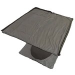 Outwell Sac de couchage Contour Noir nuit Fermeture éclair gauche