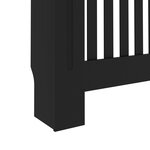 vidaXL Cache-radiateur noir 172x19x81 5 cm MDF