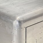 vidaXL Buffet de style aviation 110x35x75 cm Métal