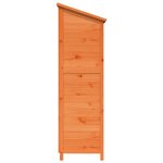 vidaXL Abri de jardin Marron 59 x 56 x 176 cm Bois de Sapin Massif