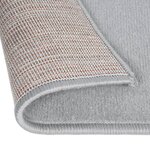Vidaxl tapis bcf gris 80x350 cm
