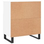 vidaXL Buffets 3 Pièces Blanc Bois d'ingénierie