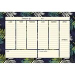 Hebdo planner Color Design Bloc 60 feuilles - H 18 x L26,5 cm x 5 EXACOMPTA
