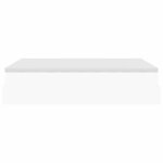 VidaXL Cadre de lit ottoman avec matelas blanc 140x200 cm similicuir