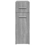vidaXL Armoire apothicaire Sonoma gris 20x45 5x60 cm Bois d'ingénierie