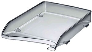 Elegant Corbeille à courrier en polystyrène 100  recyclable Fumé lisse LEITZ