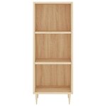 vidaXL Buffet chêne sonoma 34 5x32 5x90 cm bois d'ingénierie
