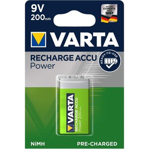 Pile rechargeable NiMH 9v 200 mAh VARTA