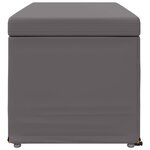 vidaXL Tabouret Gris 101 x 41 x 40 cm