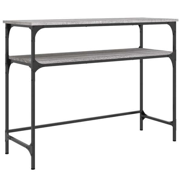 vidaXL Table console sonoma gris 100x35 5x75 cm bois d'ingénierie