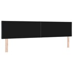 vidaXL Tête de lit Montage mural Géométrique Gris foncé 200 cm Velours