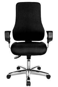 Fauteuil de bureau 'Sitness 55', noir TOPSTAR