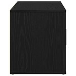vidaXL Meuble TV Chêne noir 100 x 35 x 40 cm Bois d'ingénierie