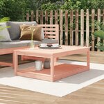 vidaXL Table de jardin 121x82 5x45 cm bois massif de douglas