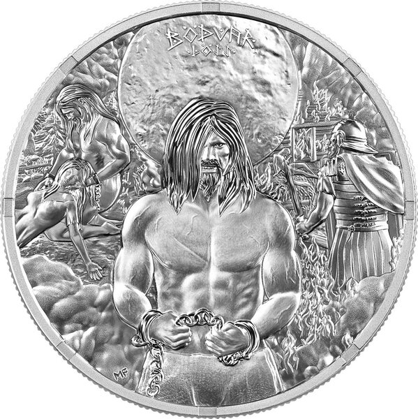 Monnaie LOSS Bödvar Saga 1 Oz Argent 5 Mark Germania 2026