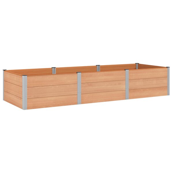 vidaXL Jardinière surélevée Marron 300 x 100 x 54 cm