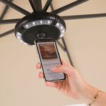 Madison haut-parleur bluetooth avec lumière pour parasol