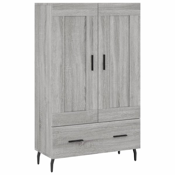 vidaXL Buffet haut sonoma gris 69 5x31x115 cm bois d'ingénierie