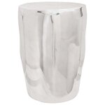 vidaXL Tabouret Argent Aluminium
