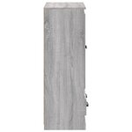 vidaXL Buffet haut sonoma gris 60x35 5x103 5 cm bois d'ingénierie