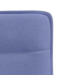 vidaXL Chaises à manger lot de 2 bleu jean tissu