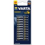 VARTA Pack family de 30 piles alcalines Energy AAA (LR03) 1,5V