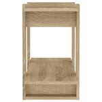 vidaXL Bibliothèque/Séparateur de pièce Chêne sonoma 80x30x51 cm