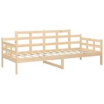 vidaXL Lit de jour sans matelas bois de pin massif 90x190 cm