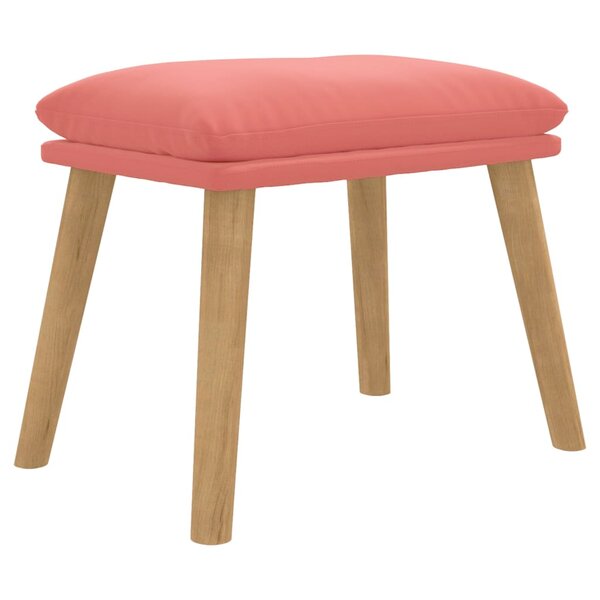 vidaXL Repose-pied Rose 45x29 5x35 cm Velours