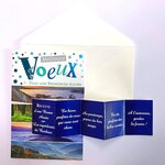 Lot 10 cartes identiques bonne année meilleurs vœux avec 10 enveloppes blanches