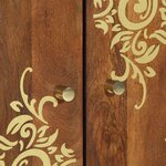 vidaXL Buffet Marron 60 x 33.5 x 75 cm Bois de manguier massif