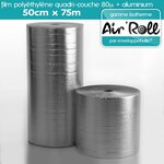 1 rouleau de film bulle d'air largeur 50cm x longueur 75m  - gamme air'roll isotherme