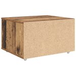 vidaXL Meuble de tiroir Bois vieilli Panneau de particules Moyenne