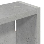 vidaXL Armoire murale de salle de bain Gris Béton 20 x 10 x 50 cm