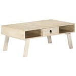 vidaXL Table basse 100x60x40 cm Bois de manguier massif