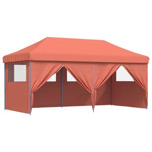 vidaXL Tente de fête Terre cuite 292 x 580 x 315 cm Tissu Oxford