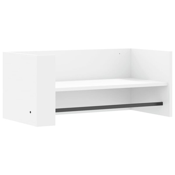 vidaXL Étagère murale blanc 70 5x35x30 5 cm bois d'ingénierie
