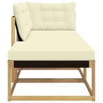 vidaXL Unité de canapé sectionnel Blanc 241 5 x 83 x 73 cm