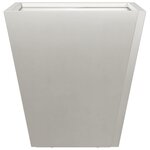 vidaXL Jardinières 2 Pièces 30x30x30 cm acier inoxydable