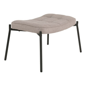 Repose-pieds marron avec pieds noirs